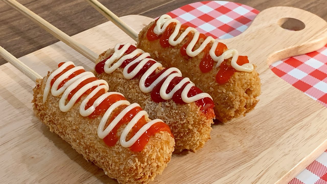 Cách Chiên Xúc Xích Phô Mai Giòn Rụm Béo Ngậy 8 Xúc xích phô mai chiên giòn, cách làm siêu nhanh, siêu dễ - Crispy cheese sausage