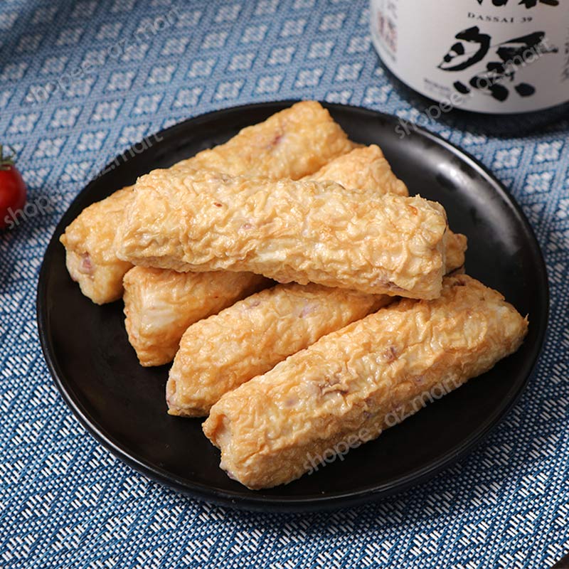 Cách làm Đậu Hủ Chả Cá chiên giòn thơm ngon chuẩn vị 6 Đậu Hủ Ky Cuộn Chả Cá EB - Đậu Hủ Cá Cuộn Thả Lẩu Malaysia