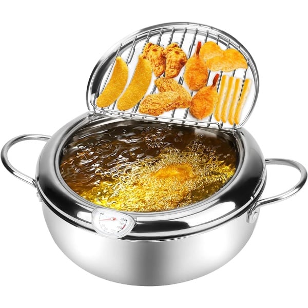 So Sánh Các Loại Nồi Chiên Ngập Dầu Cho Quán Ăn 8 Nồi chiên ngập dầu Casani 3.3L