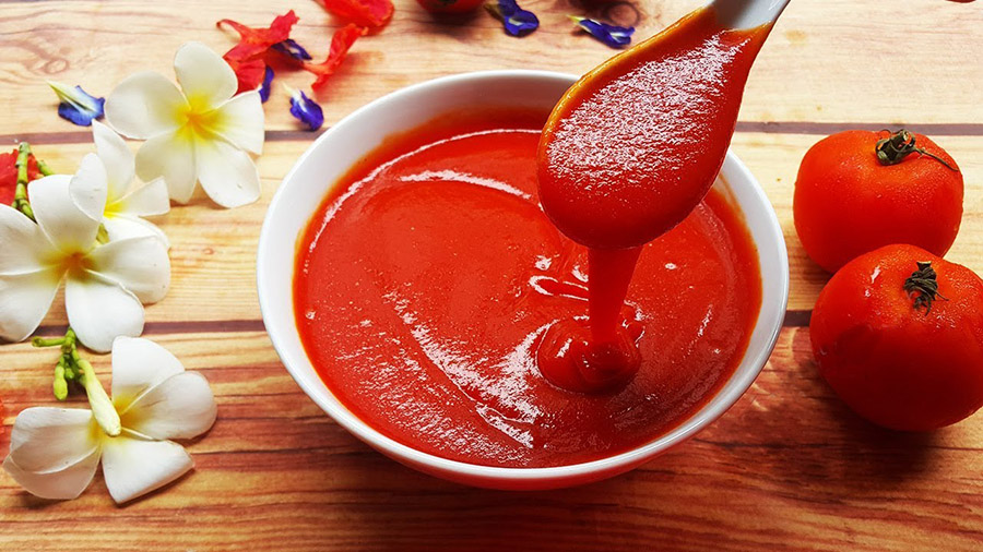 Tương Ớt Tương Cà Chuyên Dụng Cho Quán Ăn Vặt Giá Sỉ 6 Dây chuyền làm tương ớt tương cà gồm những máy nào?